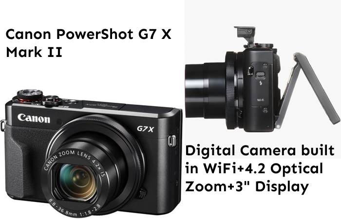 Canon PowerShot G7 X Mark II Digital Camera built in WiFi