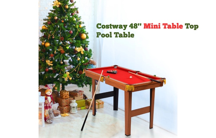 Costway 48'' Mini Table Top Pool Table