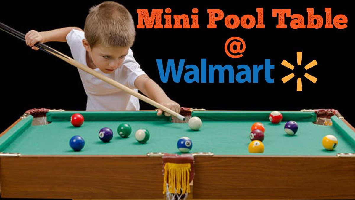 Mini Pool Table at Walmart: Fun for All Ages