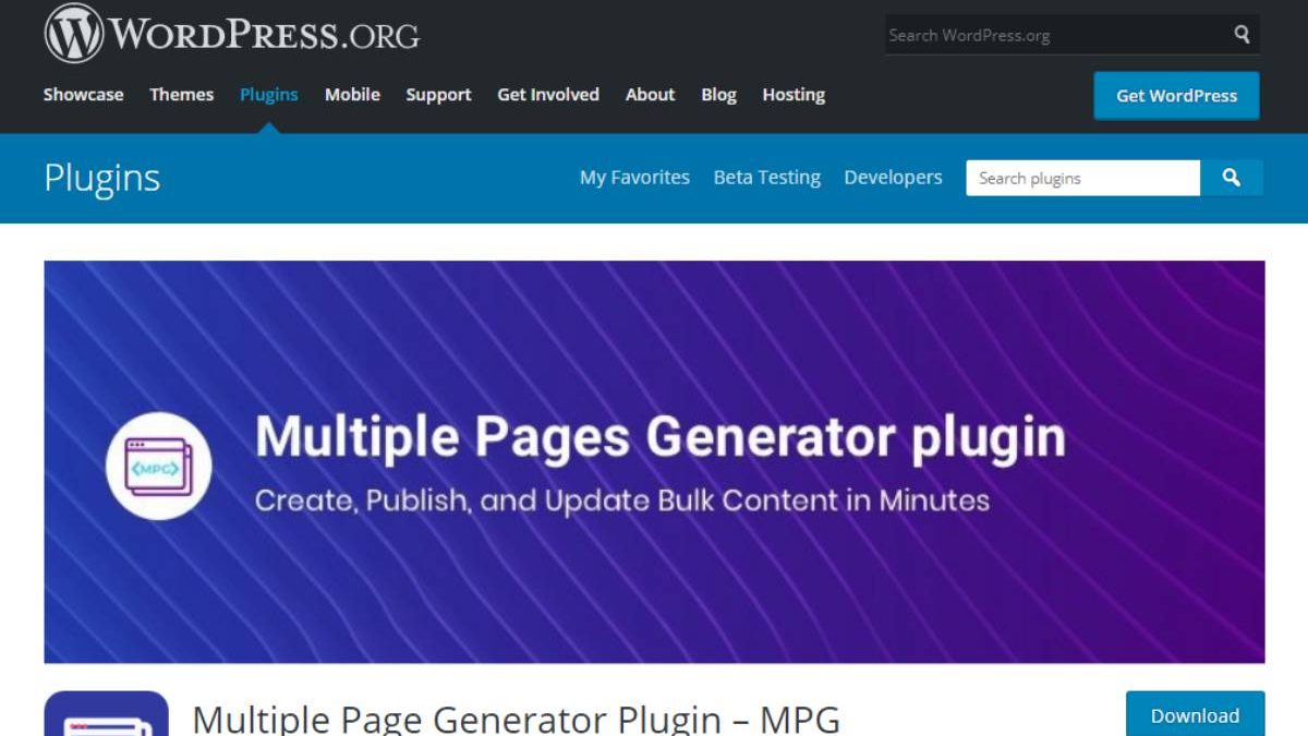 Creating Bulk WordPress Pages with Multiple Page Generator [MPG] – [2020]