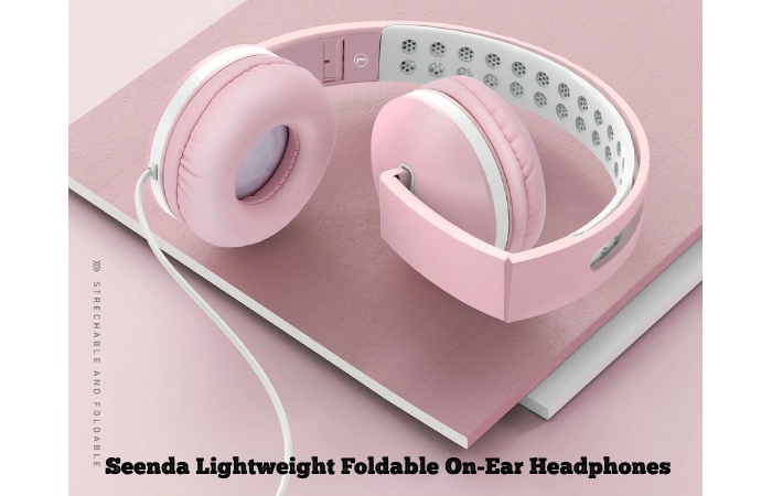 Seenda Lightweight Foldable On-Ear Headphones