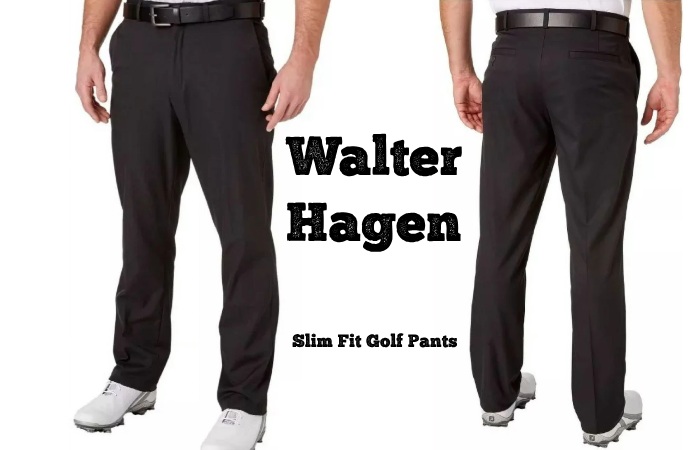 Walter Hagen Men's Perfect 11 5 Pocket Slim Fit Golf Pants