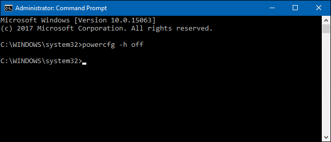 hiberfil.sys command